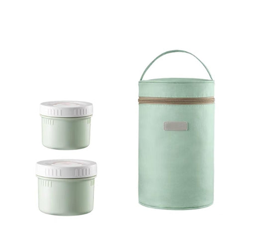 Supor Insulation Box Basil Green Lunch Box（Two-layer）