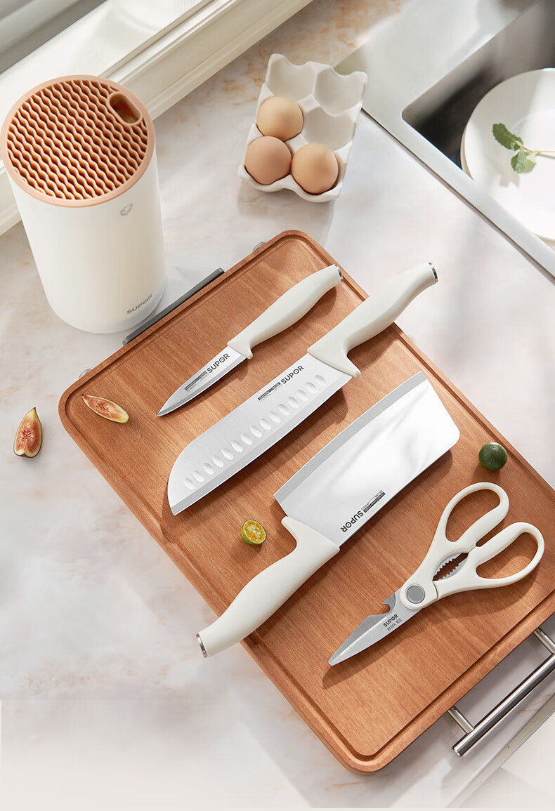 SUPOR 99.9% Antibacterial Sharp Series 5 Piece Knife Set